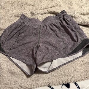 lululemon athletica Heather Gray Athletic Shorts